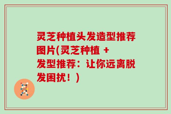 灵芝种植头发造型推荐图片(灵芝种植 + 发型推荐:让你远离困扰!) 灵芝种植头发造型推荐图片(灵芝种植 + 发型推荐:让你远离困扰!)
