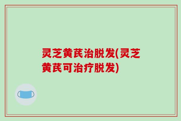 灵芝黄芪(灵芝黄芪可) 灵芝黄芪(灵芝黄芪可)