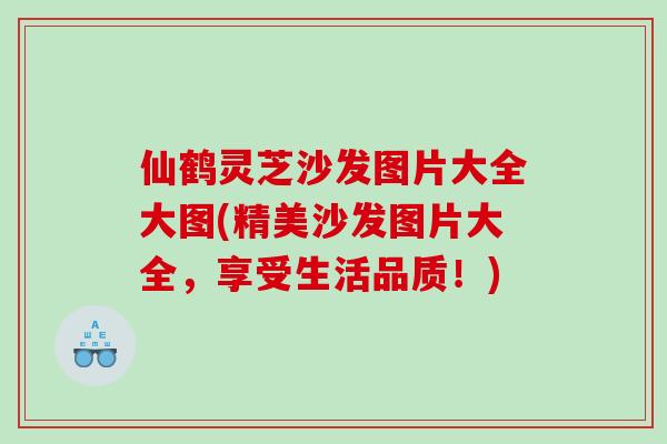 仙鹤灵芝沙发图片大全大图(精美沙发图片大全，享受生活品质！)