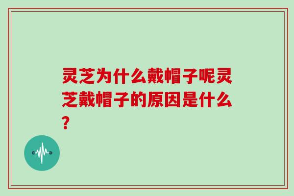 灵芝为什么戴帽子呢灵芝戴帽子的原因是什么？
