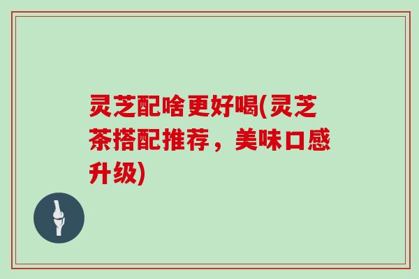 灵芝配啥更好喝(灵芝茶搭配推荐，美味口感升级)