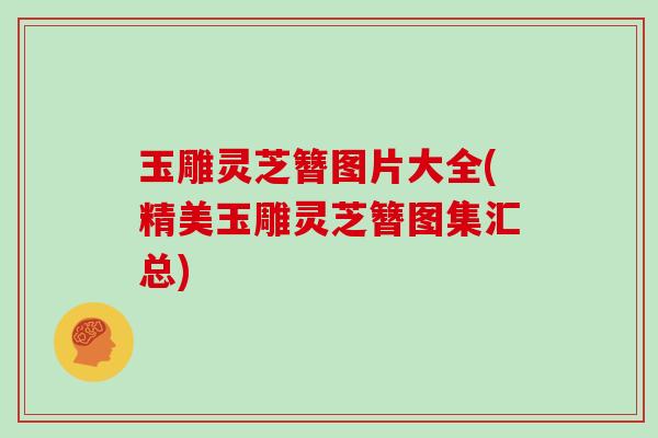 玉雕灵芝簪图片大全(精美玉雕灵芝簪图集汇总)