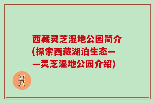 西藏灵芝湿地公园简介(探索西藏湖泊生态——灵芝湿地公园介绍)