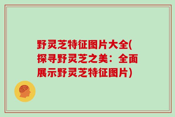 野灵芝特征图片大全(探寻野灵芝之美：全面展示野灵芝特征图片)