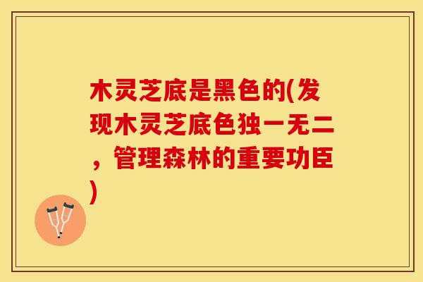 木灵芝底是黑色的(发现木灵芝底色独一无二，管理森林的重要功臣)