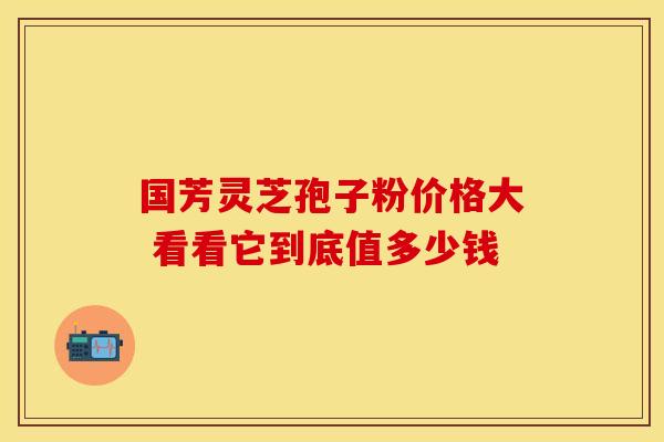 国芳灵芝孢子粉价格大 看看它到底值多少钱